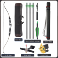 Archery Recurve Bow and Arrow Set for Beginners and Intermediate Level (Complete Package). 