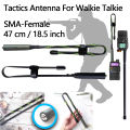 Quansheng UV-K5 BAOFENG Walkie Talkie Foldable CS Tactical Antenna SMA Female 144/430Mhz For UV5R UV82 Ham Radio Accessories. 
