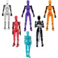 Unassembled action doll N13 T13 action doll 3D printing robot Lucky 13 multi joint movable action doll gift for him (O). 