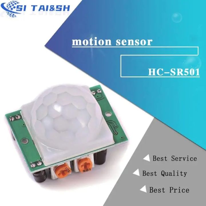 1pcs/lot HC-SR501 Adjust IR Pyroelectric Infrared PIR Motion Sensor ...