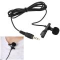 Mic 3.5mm Clip Microphone Collar Mic for Voice Recording Lapel Mic PC. 