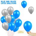 Happy Birthday Theme Blue & Silver Color For Birthday Party, Celebrations and Decorations. 