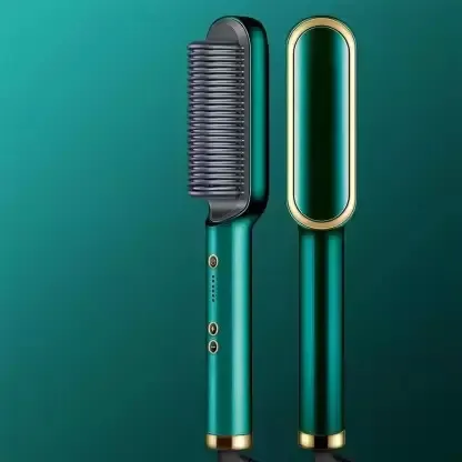 Electric Hair Straightener Brush Curling Comb In Hair Hot Comb