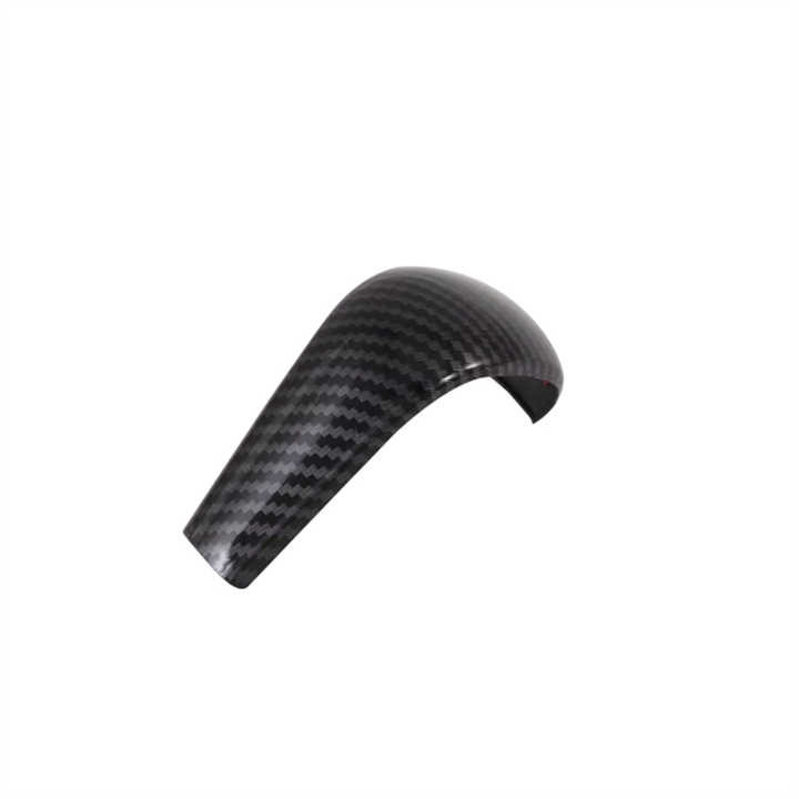 For -50 CX50 2023 Car Gear Shift Shifter Knob Head Handle Cover Trim Replacement Parts (ABS Carbon Fiber)