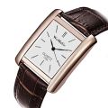 Men Leather Watches Clock Men Watches Square Watch. 