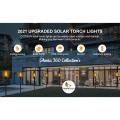 Solar Fire Flame Flickering Light Solar Mashaal 32" Height. 