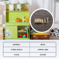 12pcs 1/12 Miniature Furniture Cabinet Closet Mini Hinges - Golden. 