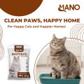 MANO Bentonite Cat Litter 10L Ultra High Absorbent Imported Scented. 