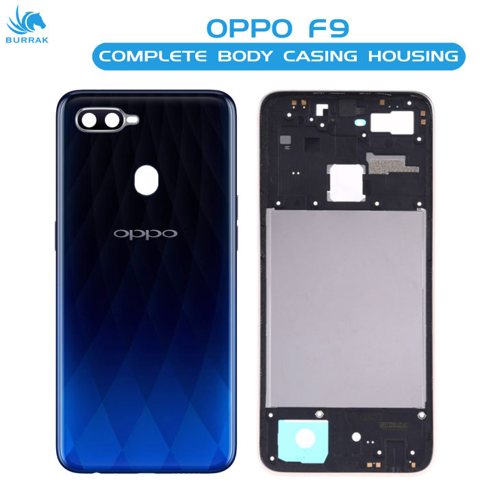 Oppo%20F9%20Housing%20Middle%20Frame%20With%20Side%20Button%20and%20Camera%20Lens%20Complete%20Body%20Casing%20Replacement%20For%C2%A0F9%20-%20Blue%20-%20Image%202