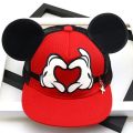 Disney Waflera Mickey Mouse Hat For Kids Baby Boy Girl Baseball Cap Fashion Children Hip Hop Caps Kids Snapback Breathable Hats. 