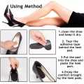 High Heel Pads Women Insoles for Pain Relief Shoes Adjustment Back Feet Care Soft Non-slip T-shape  Sponge Shoe Footwear Grips back Liner Insole Pads. 