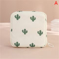 Women Sanitary Napkin Storage Bag Portable Cotton Pad Pouch Cosmetic Bags Podazz. 