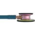 3M™ Littmann® Classic III Stethoscope Caribbean Blue Tube – Gold Finish - Rainbow Bell 5807. 