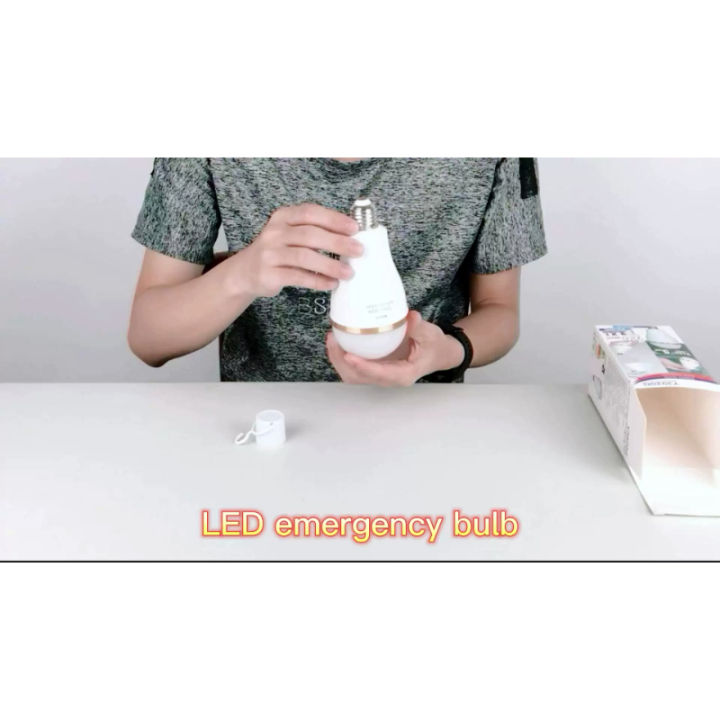 Superior Quality 20 Watts LED Two Battery Rechargeable Emergency Bulb ...