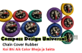 Bike Chain Cover Rubber  Fancy RED.Chain Rubber 1 piece. 