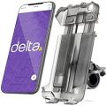 Bike Phone Holder Waterproof, Motorcycle Phone Mount, iPhone Bike Handlebar Mount, Double 360°Rotations, Compatibility with 18-35mm Handlebar and Suitable for 4.7-6.8 inch Smartphones. 