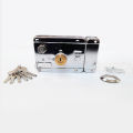 Door Night latch Lt 311 main gate lock with 6 keys. 