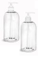 Pack of 2 Large Capacity 500ml Plastic Shampoo bottle Empty Lotion Container Foam Pressed Pump Bottle For Soap Shower Gel. 