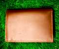 Men's Imperial Brown Genuine Leather Wallet - Elegant & Durable Aqama Style Design. 