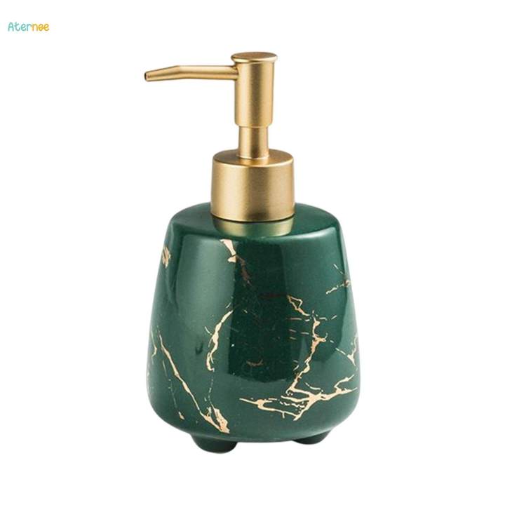 Bathroom%20Counter%20Ceramic%20Liquid%20Soap%20Dispenser%20260ml%20Pump%20Bottle%20Refillable%20for%20Women%20and%20Men%20-%20Image%202