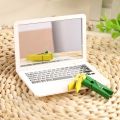 Portable Mini Makeup Mirror Notebook Laptop Macbook High Quality Cosmetic Mirror Portable Computer Makeup Mirrors Compact Mirror. 