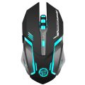 AZZOR Gaming Mouse 7-color Backlight Breath Rechargeable Wireless Comfort Gamer Mice for Computer Desktop Laptop NoteBook PC. 