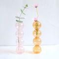 Table Decoration Romantic Glass Vase Simple Creative Hydroponic Flower Pot Modern Funny Spherical Flower Vase Birthday. 