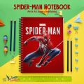 Notebook Spider-Man Spiral Notebook & Pads A4 or A5 Sizes with plastic cover. 
