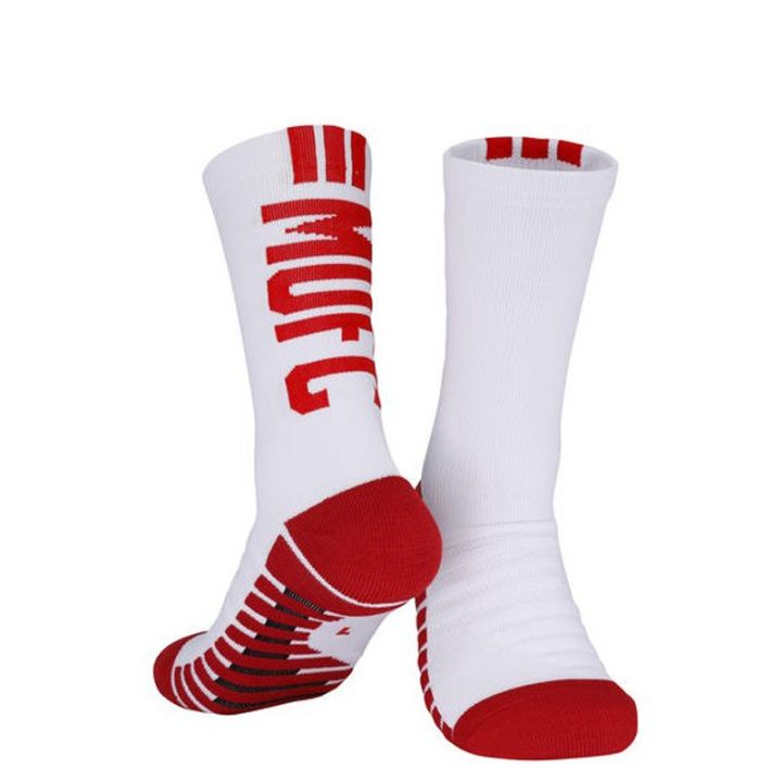 New Football Sock FC Clubs Crew Training Soccer Socks Men Thick Terry Cushion Socks Fast shipping