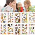 【AiBaby Store】10pcs/set Tattoos Stickers Cute Animails Fake for Kids Body Hands Tatouages Et Art Corporel Tatuaze Dla Dzieci. 
