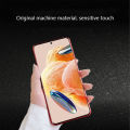 Biruiqu For Redmi Note 12 Pro 4G Magnetic Absorption Case Metal Frame Shockproof Double Sided Tempered Glass Magnetic Case Cover. 