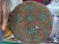 Sindhi Topi Hand Made Mirror Multicolor Embroidery Work Traditional Sindhi Topi Cultural Cap سنڌي ٽوپي. 