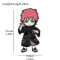 Classic Anime Naruto Akatsuki Lapel Pins Backpack Jeans Cartoon Metal Badges Enamel Brooch Accessories Jewelry For Fans Gifts. 