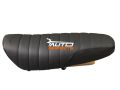 Bike Suzuki Gs150 Foam Padded Leather Seat Cover for long tour comfort & 12mm foam. 
