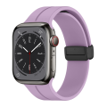 Sports Silicone Magnetic Lock Watch Band Strap Meticulously Designed for Appl Watch Series 1 to 8 (38mm, 40mm, 41mm, 42mm, 44mm, 45mm, 49mm).. 