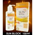 SUN BLOCK With UVA & UVB Protection SPF 30 , Broad Spectrum  Non-Greasy  Water Resistant  Oil Free , For Daily use Prevent Skin Darking. 