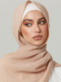 ood Stitching uim Chiffon ijabs for Women Solid Chiffon Shawl Scarf ead Wraps Foulard Femme ijab Scares uim urban. 