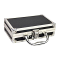 Aluminum Alloy Toolbox Accessories Storage Box Practical Aluminum Suitcase Portable Handle Small Toolbox Storage Box Easy to Use Silver & Black. 