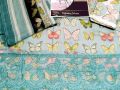 Trendy Butterfly Print Embroidered EID Lawn Dress 2023 with Chiffon Dupatta. 