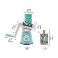 Table Top Drum Multifunctional Roller Vegetable Cutter | Hand Crank Manual Vegetable Slicer Grater | Kitchen Cheese Potato Carrot Shredder | Multi-Purpose Home Kitchen Vegetable Slicer Grater Machine. 