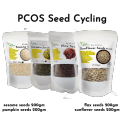 PCOS Seed Cycling Pack of 4 Seeds 200grams each , Sunflower Pumpkin Flax Sesame. 