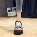 IELGY cake thick-soled sandals women's niche ladies all-match flat-bottom sports temperament women's shoes. 