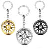 Fashion Creative Wheel Hub Rim Model Men's Keychain Car Key Chain Keyring Gift. 