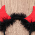 Halloween Glowing Headband Feather Light Up Angel Halo Demon Devil Horns Hair Band Cosplay Accessories for Party Wedding. 