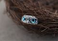 Owl eye  Ring adjustable Size Ring for Men Ring For women Different colors ring. 