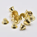 10Pcs/Set Hanging Bell Exquisite Workmanship Clear Ringing Metal Christmas Rustic Bell Decor for Home. 