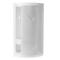 BATHROOM 360 ROTATING CORNER SHELVES | STORAGE CABINET, WHITE MULTI-LAYER STORAGE RACK ORGANIZER | FOR BATHROOM COUNTER-TOP BATHTUB TOILET TABLE. 