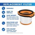 4 Pack Replacement Filter for Shark Wandvac System WV360 WS620 WS630. 