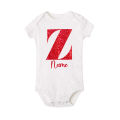Custom Name ⭐ Personalized Alphabet Baby Clothes Girl Boy Baby Romper Infant Onesies New Year / Christmas Jumpsuit Newborn Gift. 
