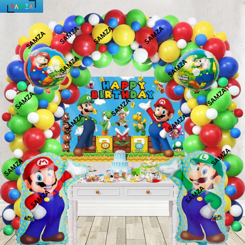 Mario Happy Birthday Theme Set 115 Pcs